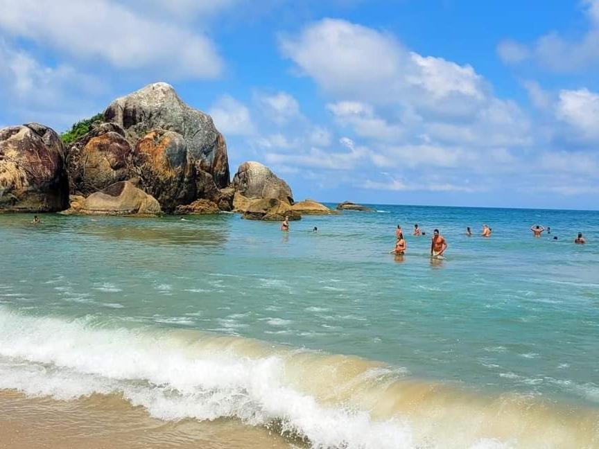 Apartamento Na Praia Da Enseada, 100 Mt Praia Sao Francisco do Sul Exterior foto